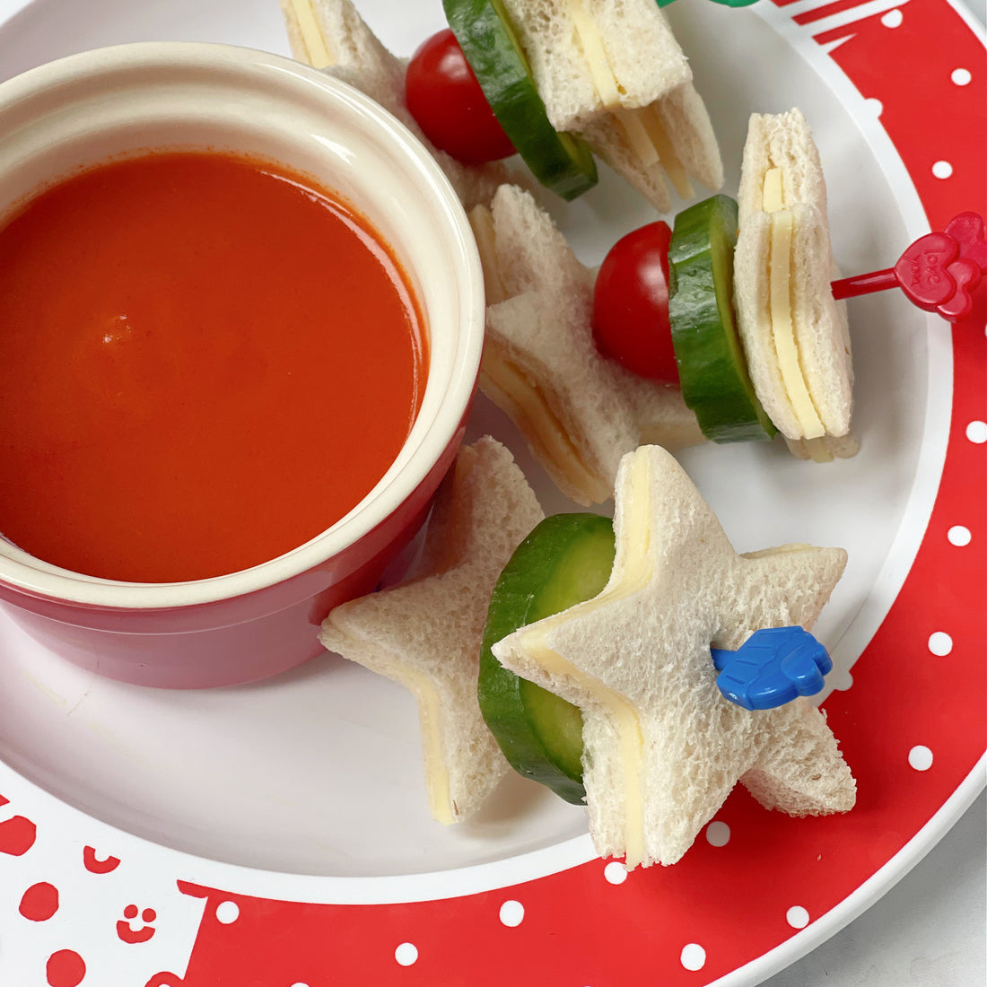 Cheese Sandwich Stars