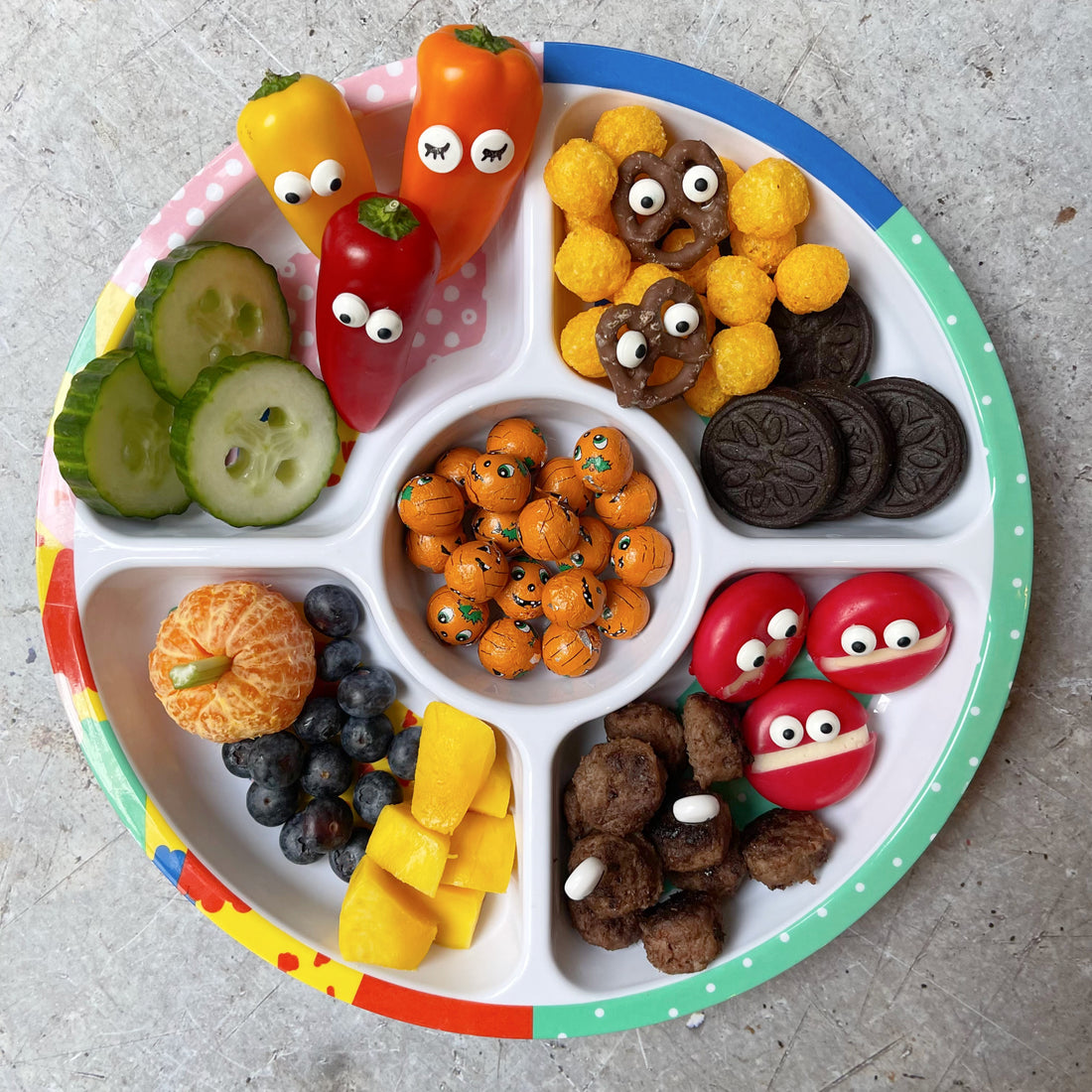 Halloween Lunch Plate