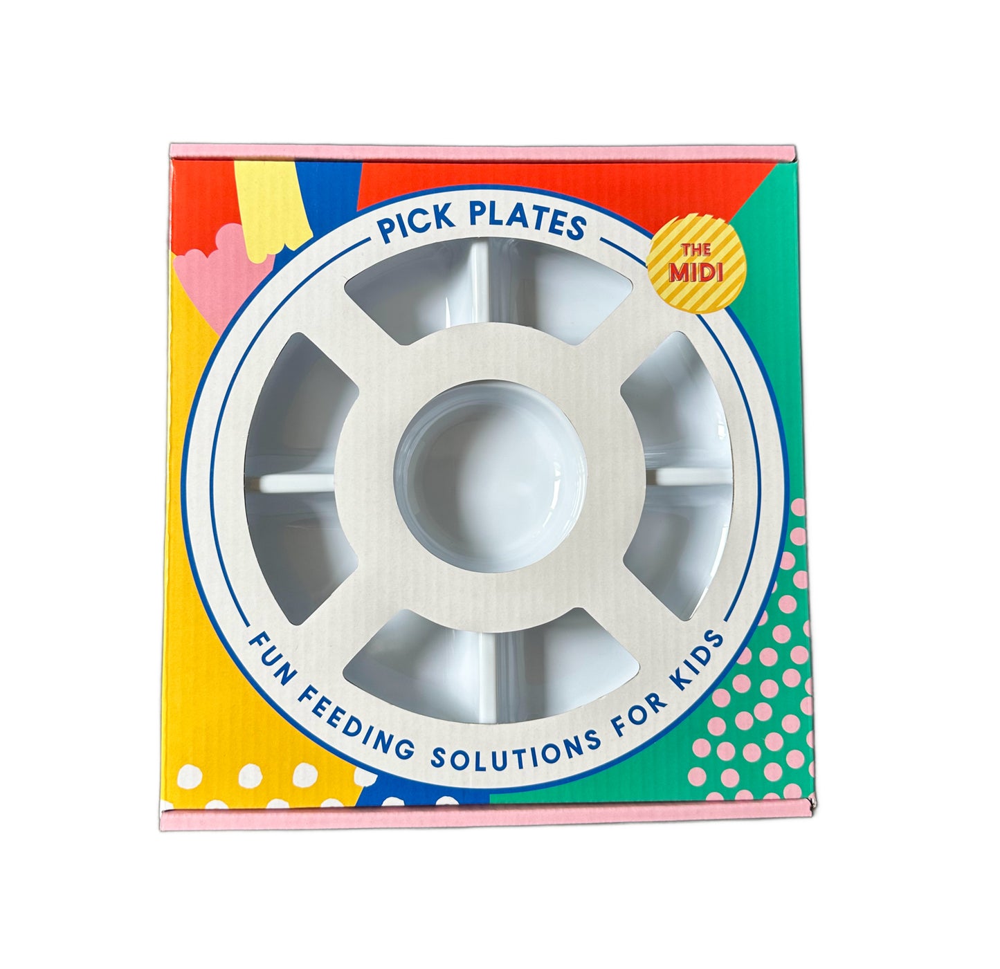 Pick Plate Plain Midi section plate in it's packaging.
